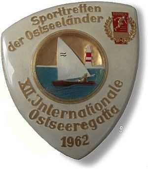 Plakette Ostseeregatta 1962