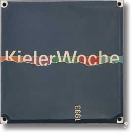 sailing badge Kieler Woche Plakette 1993