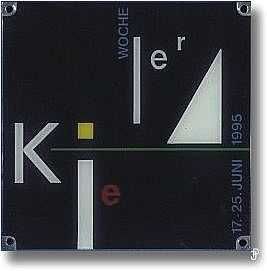 sailing badge Kieler Woche Plakette 1995