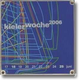 sailing badge Kieler Woche Plakette 2006