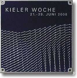 sailing badge Kieler Woche Plakette 2008