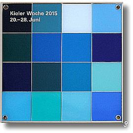 sailing badge Kieler Woche Plakette 2015