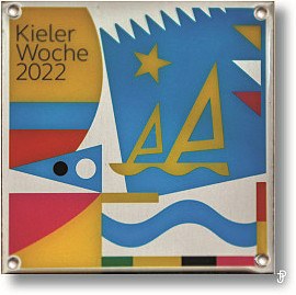 sailing badge Kieler Woche Plakette 2019