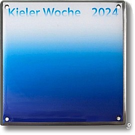 sailing badge Kieler Woche Plakette 2024